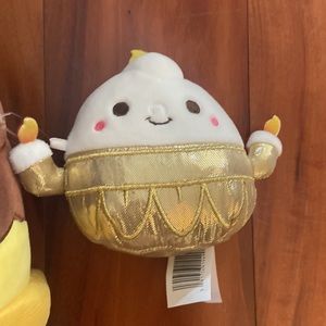 Belle and Lumière 12 and 5 inch squishmallow